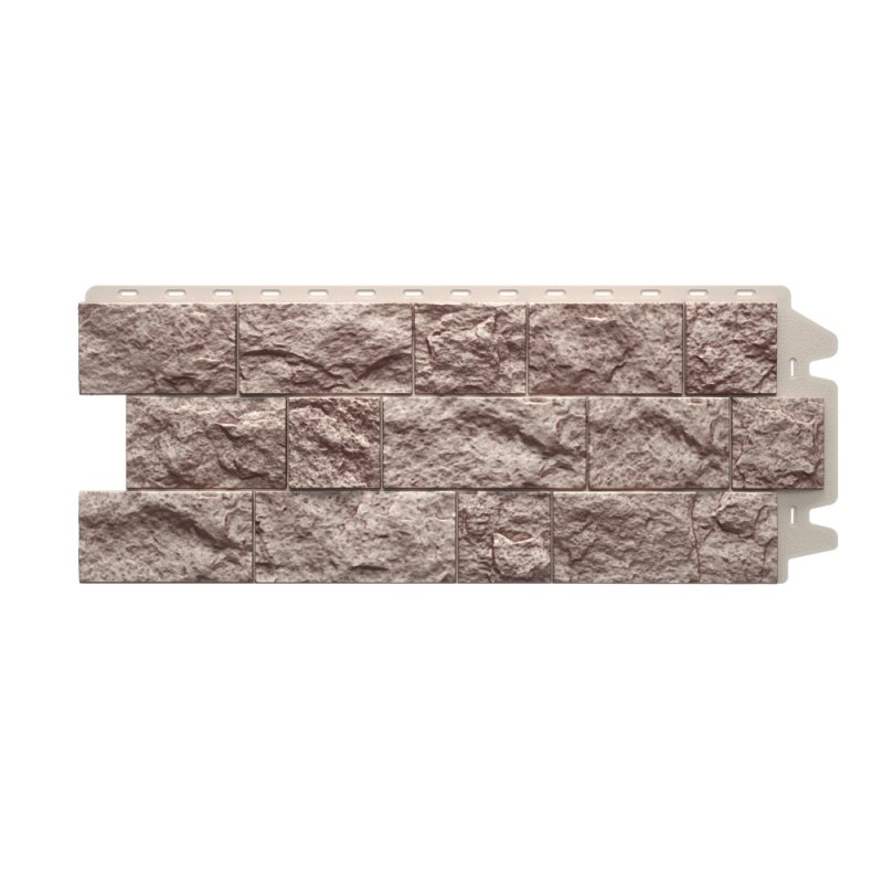Фасадная панель Döcke FELS скальный тесаный камень, перламутровый