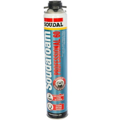 Пена монтажная профессиональная зимняя SOUDAL 60 Pro 750мл