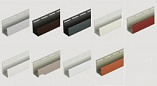 Фасадный J-профиль 30 мм Döcke для коллекций BERG, BURG, KLINKER, FLEMISH, табачный